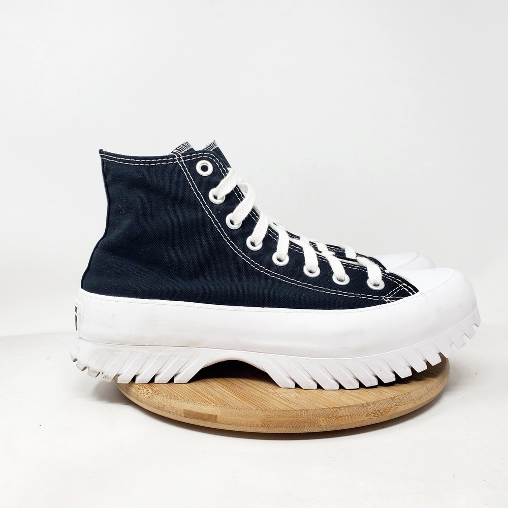 Converse Chuck Taylor‎ All Star Hi Lugged 2.0 Shoes Womens 9.5 Black Platform